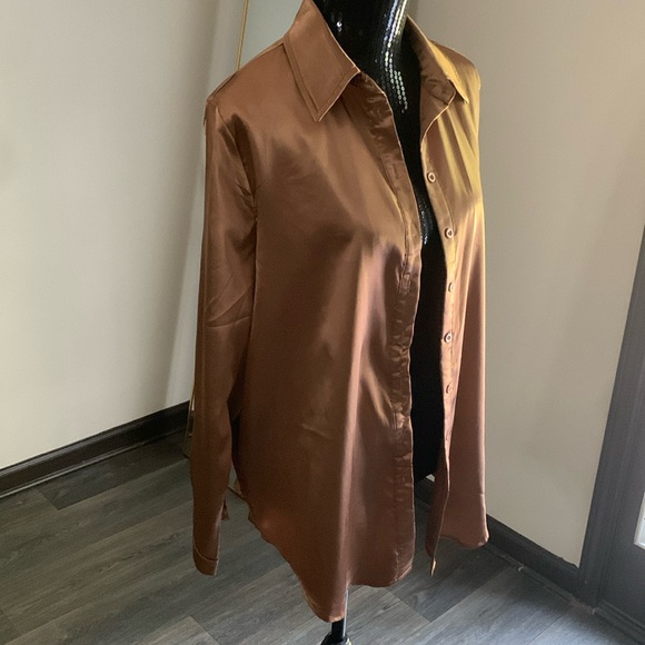 Brown Long Sleeve Shirt-PLT - Picture 5 of 14
